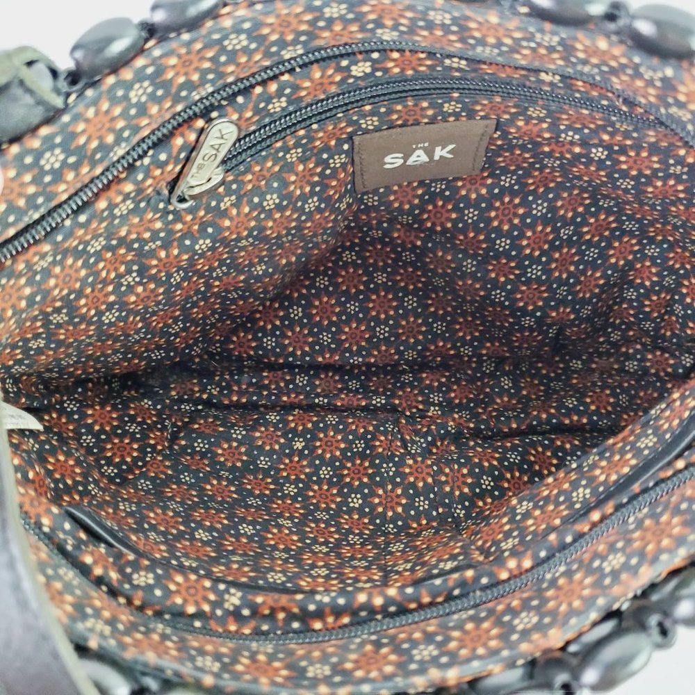 The SAK Beaded Leather Strap Shoulder Bag - Picture 3 of 4